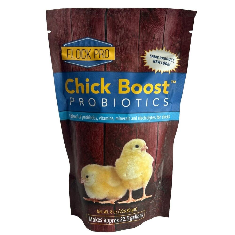 Chick Boost Probiotic 8 oz Vitamins Minerals Electrolytes for Chicks